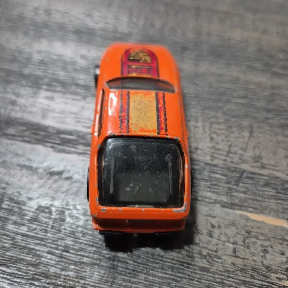 Vintage Hot Wheels Upfront 924 Porche 1978 Car Vehicle Orange Hong Kong Mattel